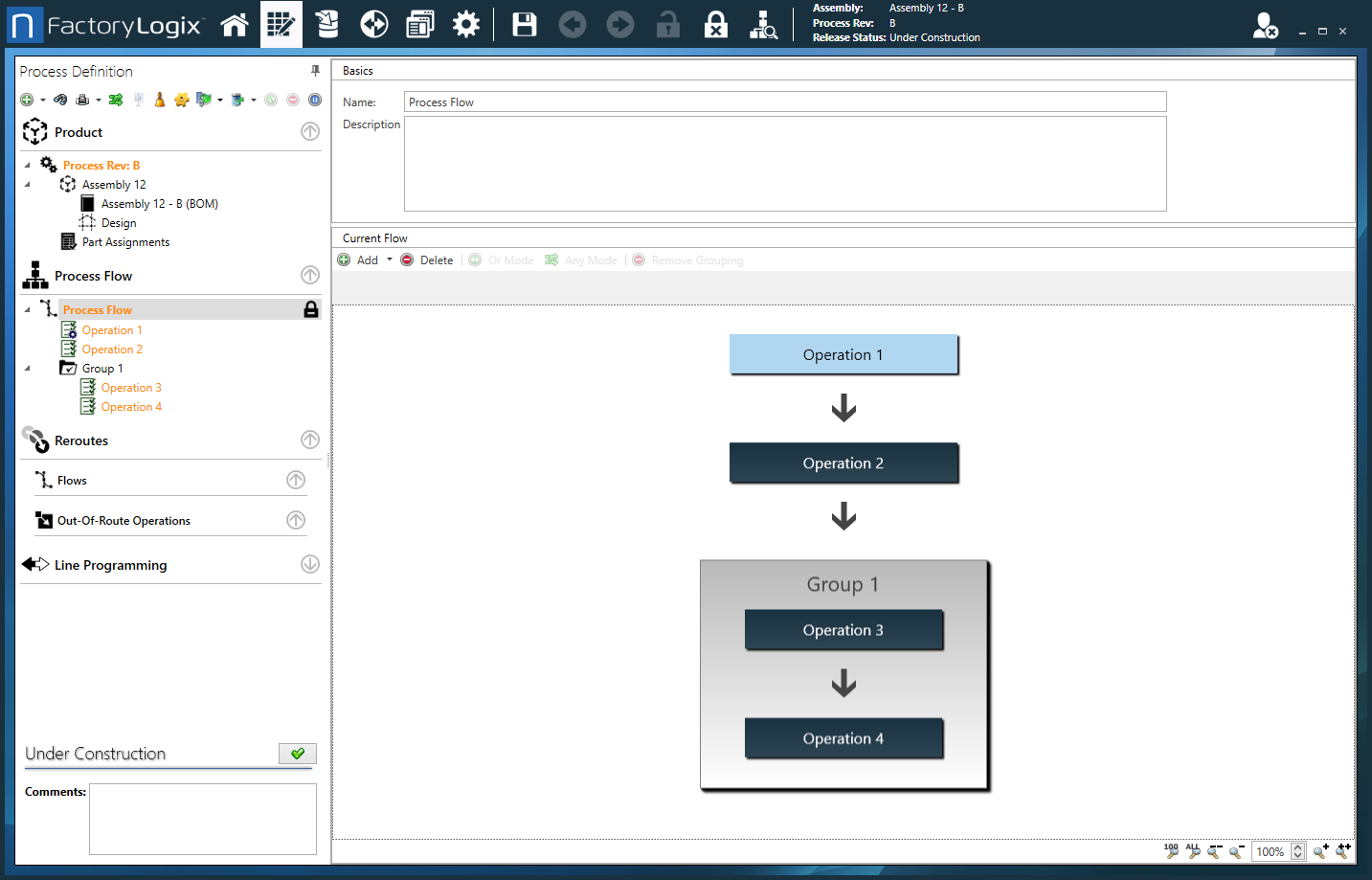 Example operations