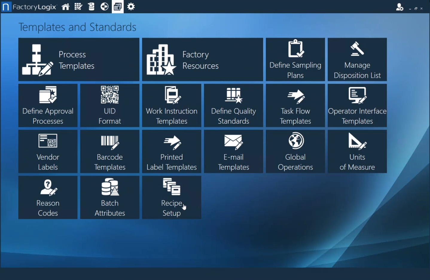 NPI Templates and Standards area