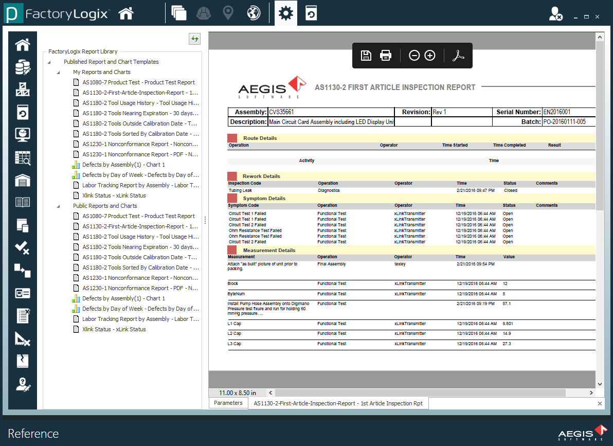 Select a report output type, then select the Generate button