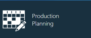 Production Planning button (NPI Logistics)