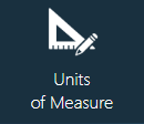 Units of Measure button