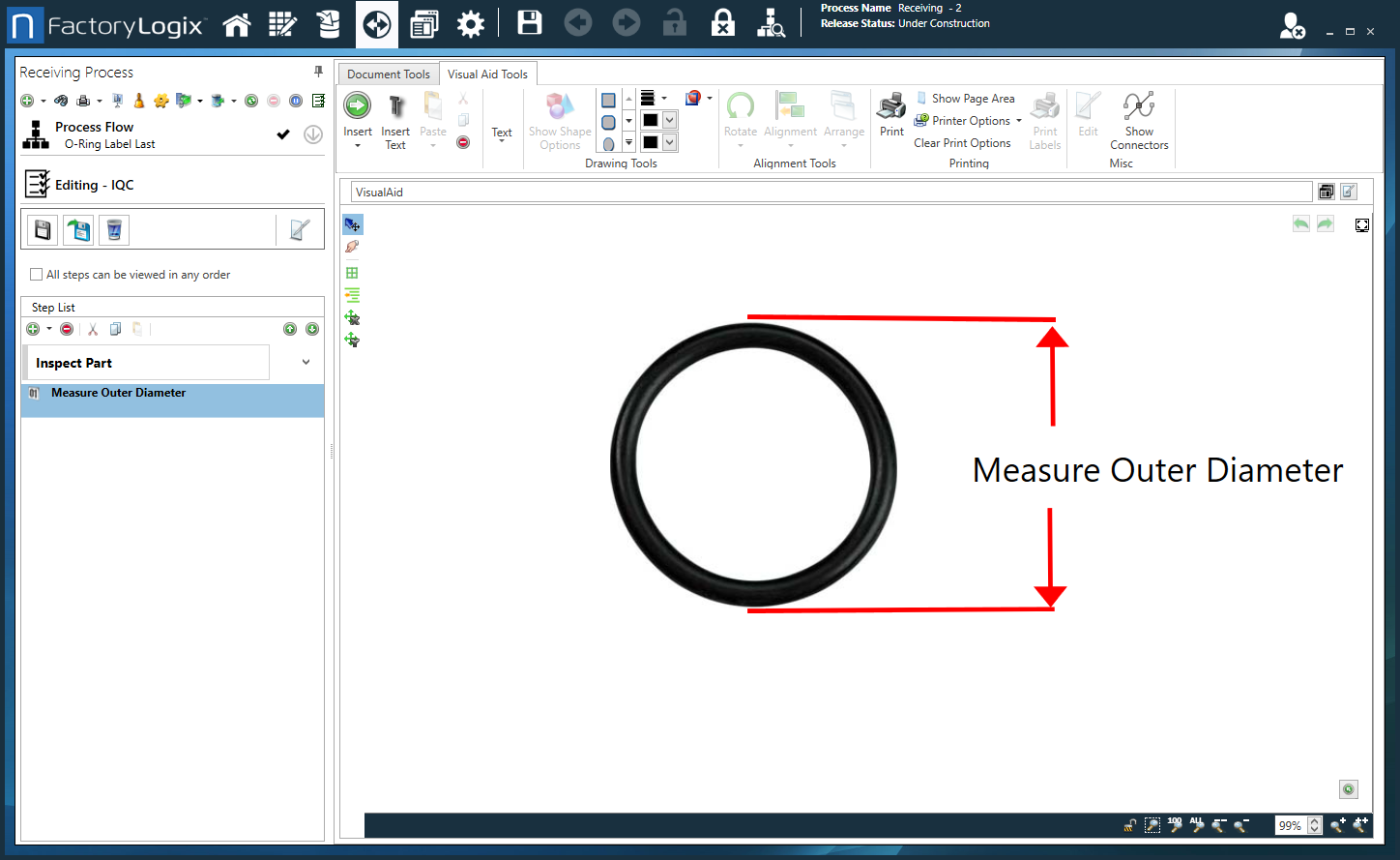 Measurement instruction for IQC