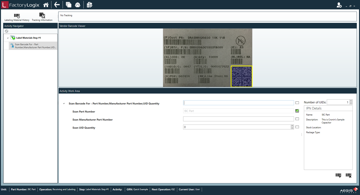 Vendor Barcode Viewer