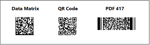 2D barcode examples