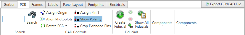 PCB tab editing tools