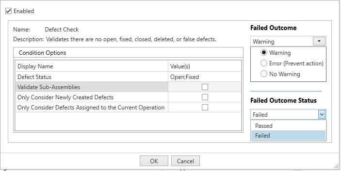 Global Exit Defect Check