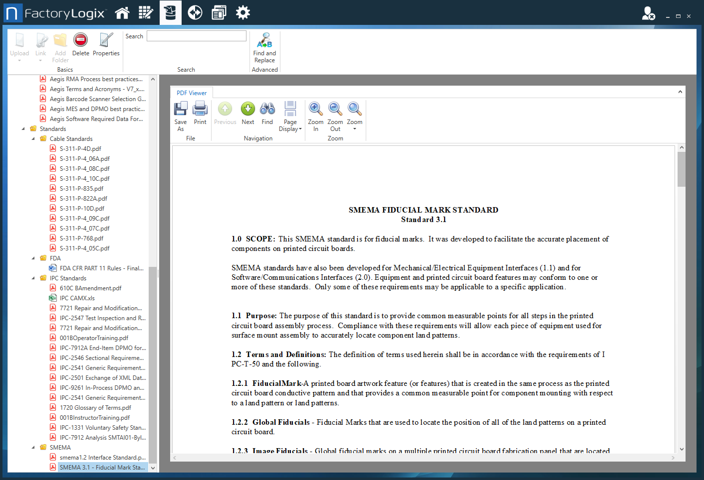 View a document in the Document Library