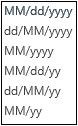 Barcode date format