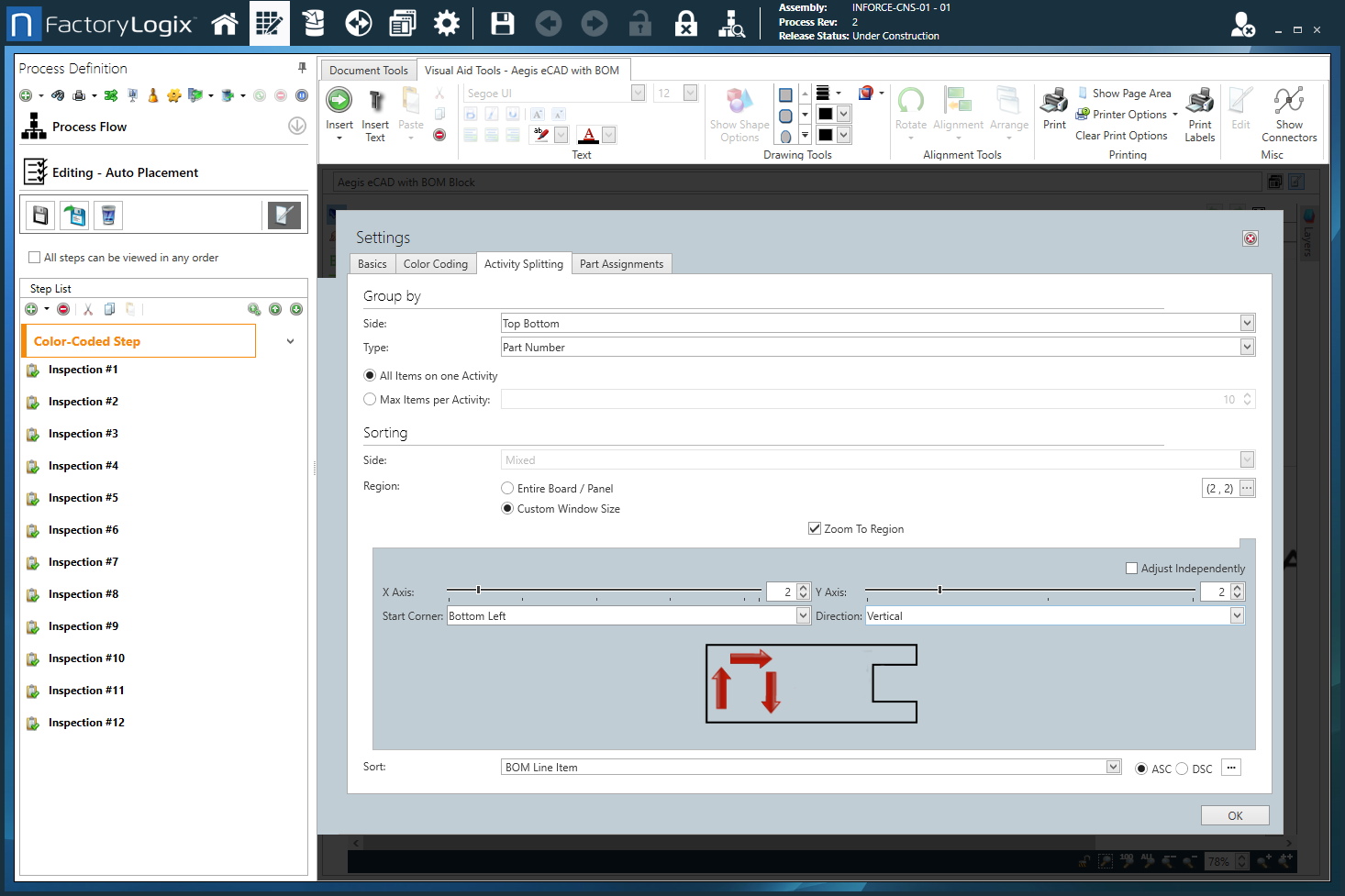 Activity Splitting custom window size